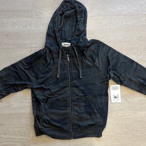 Splendid Dark Charcoal Zip Hoodie